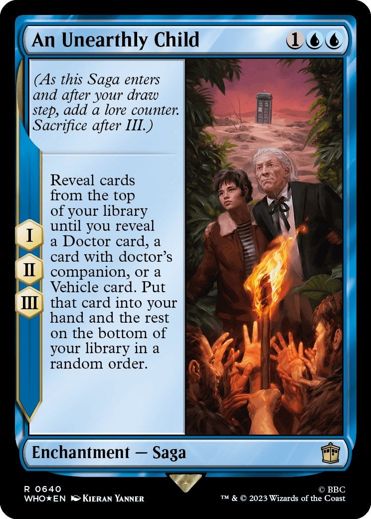 Image for An Unearthly Child (Surge Foil) (640) (WHO) - Magic: The Gathering
