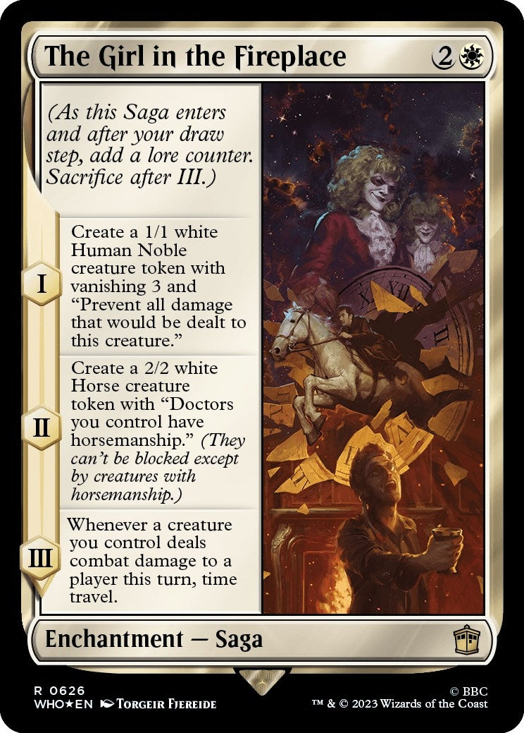 Image for The Girl in the Fireplace (Surge Foil) (626) - Magic: The Gathering