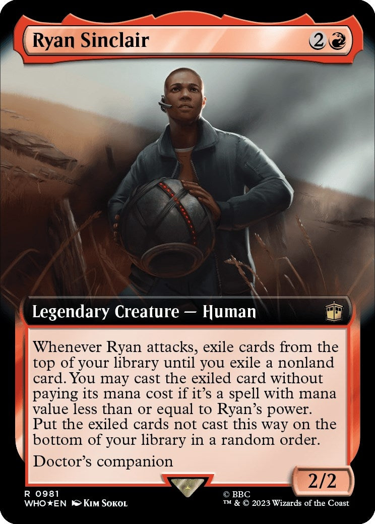 Image for Ryan Sinclair (Extended Art) (Surge Foil) (981) - Magic: The Gathering
