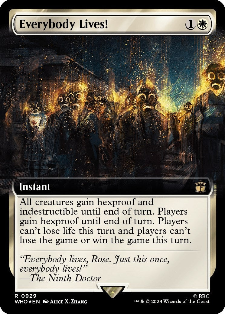 Image for Everybody Lives! (Extended Art) (Surge Foil) (929) - Magic: The Gathering
