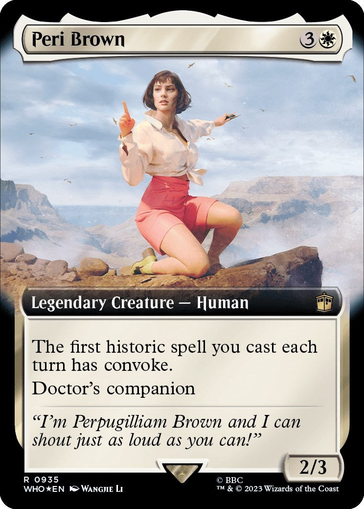 Image for Peri Brown (Extended Art) (Surge Foil) (935) - Magic: The Gathering