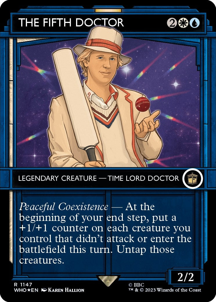 Image for The Fifth Doctor (Showcase) (Surge Foil) (1147) - Magic: The Gathering
