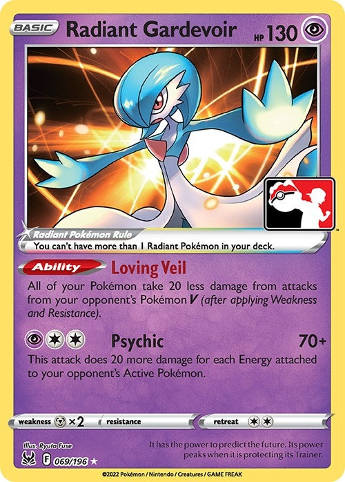 Image for Radiant Gardevoir (069/196) - Pokemon
