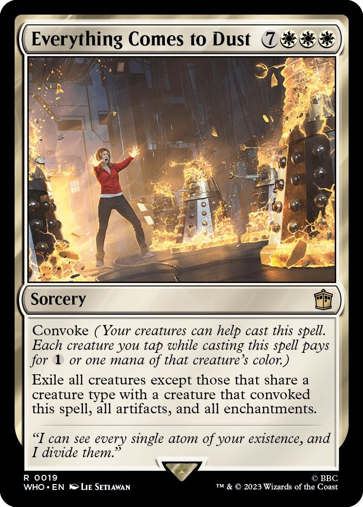 Image for Everything Comes to Dust (19) (WHO) - Magic: The Gathering