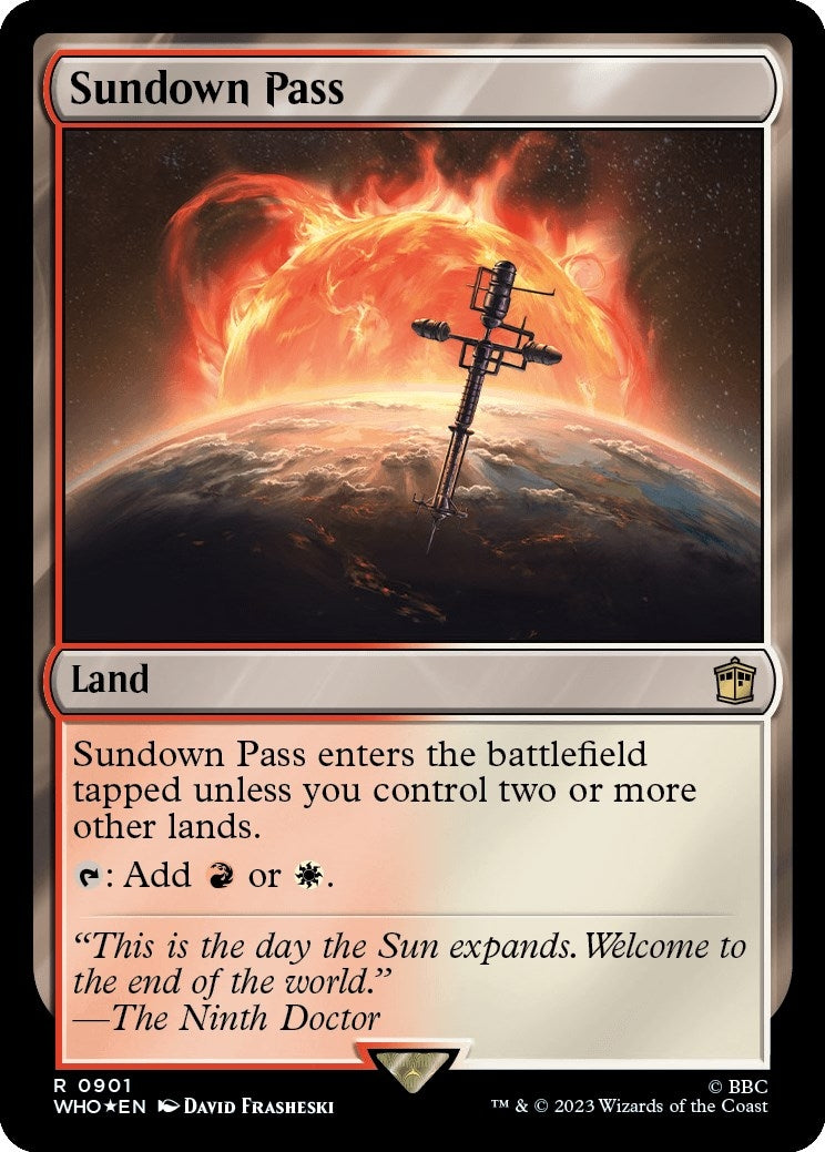 Image for Sundown Pass (Surge Foil) (901) - Magic: The Gathering