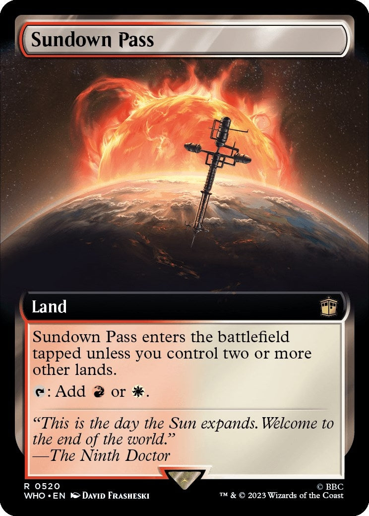 Image for Sundown Pass (Extended Art) (520) - Magic: The Gathering