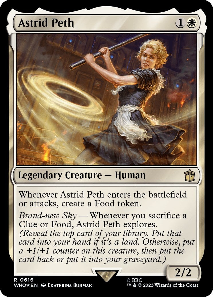 Image for Astrid Peth (Surge Foil) (616) (WHO) - Magic: The Gathering
