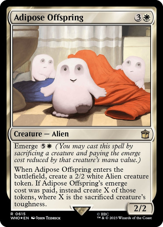 Image for Adipose Offspring (Surge Foil) (615) (WHO) - Magic: The Gathering