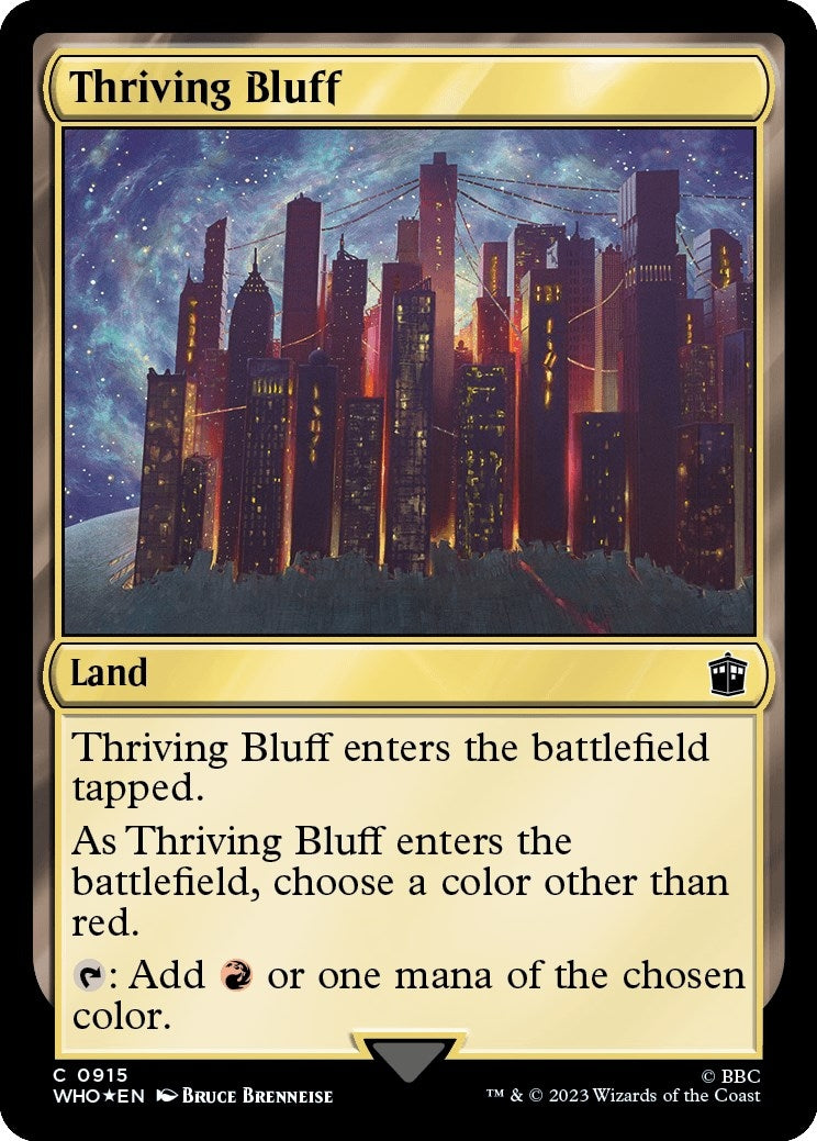 Image for Thriving Bluff (Surge Foil) (915) - Magic: The Gathering