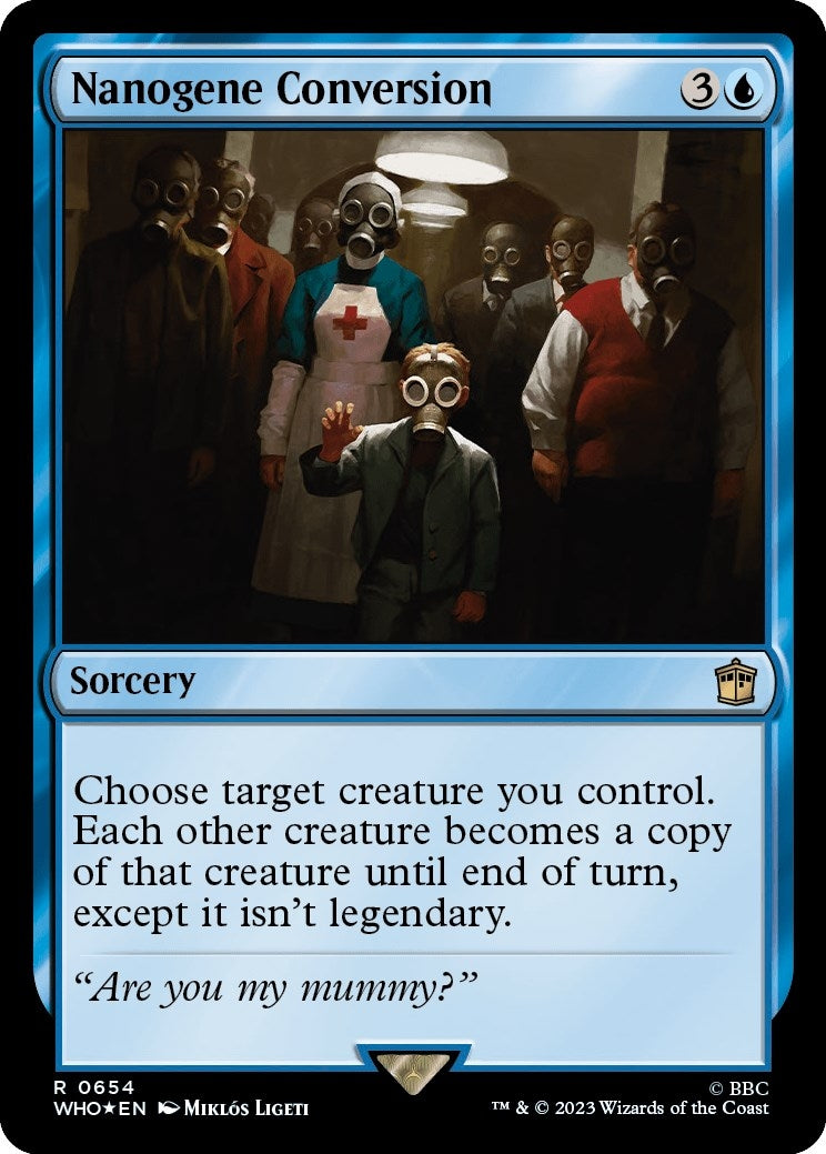 Image for Nanogene Conversion (Surge Foil) (654) (WHO) - Magic: The Gathering