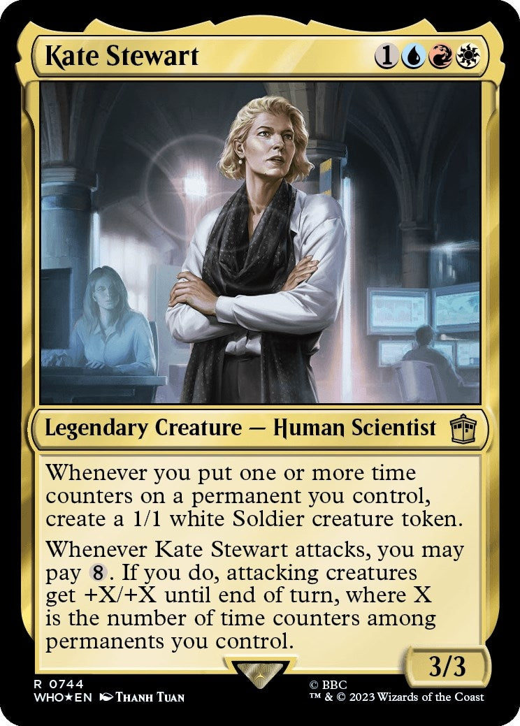 Image for Kate Stewart (Surge Foil) (744) - Magic: The Gathering