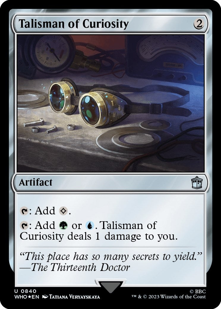 Image for Talisman of Curiosity (Surge Foil) (840) - Magic: The Gathering