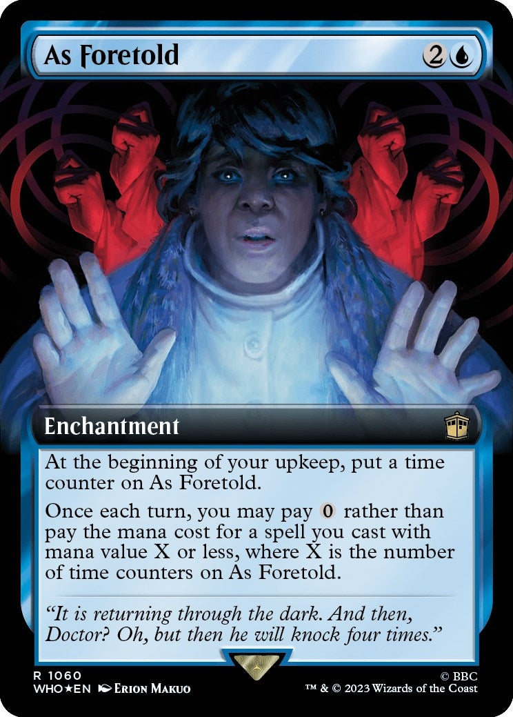 Image for As Foretold (Extended Art) (Surge Foil) (1060) - Magic: The Gathering