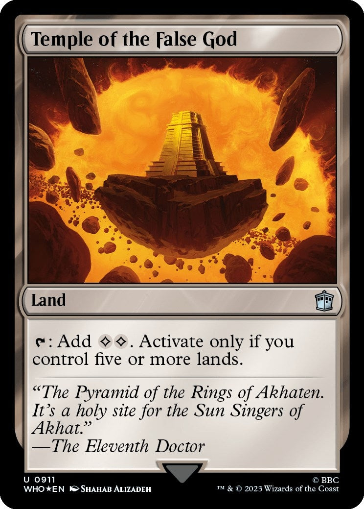 Image for Temple of the False God (Surge Foil) (911) - Magic: The Gathering