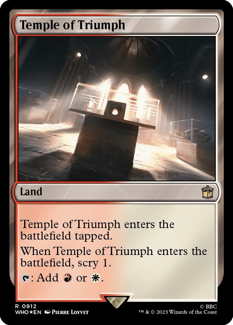 Image for Temple of Triumph (Surge Foil) (912) - Magic: The Gathering