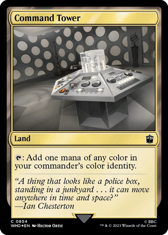 Image for Command Tower (0854) (Surge Foil) (854) (WHO) - Magic: The Gathering