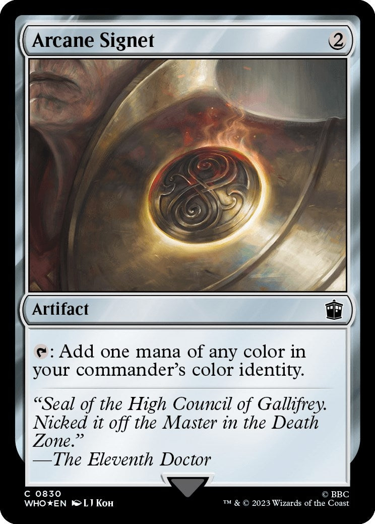 Image for Arcane Signet (Surge Foil) (830) (WHO) - Magic: The Gathering