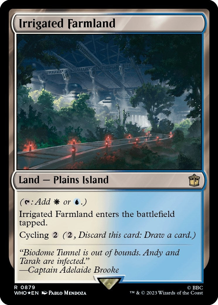 Image for Irrigated Farmland (Surge Foil) (879) - Magic: The Gathering