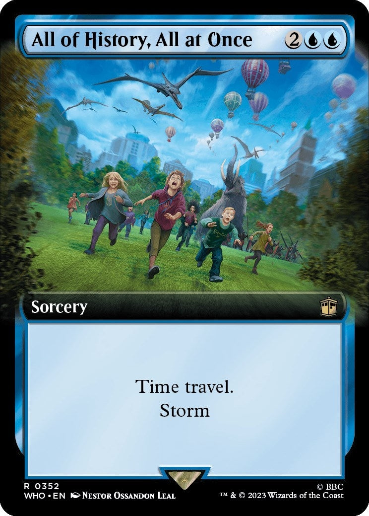 Image for All of History, All at Once (Extended Art) (352) (WHO) - Magic: The Gathering