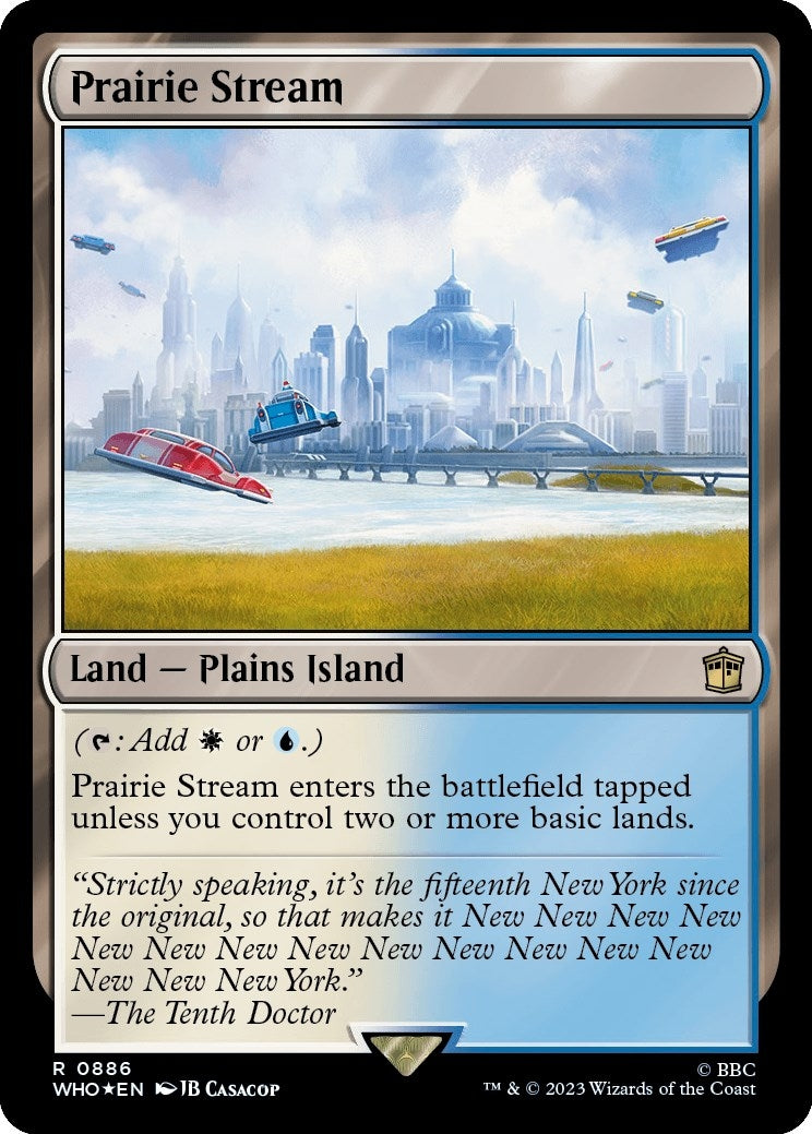 Image for Prairie Stream (Surge Foil) (886) - Magic: The Gathering