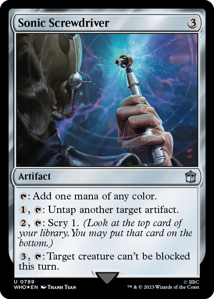 Image for Sonic Screwdriver (0789) (Surge Foil) (789) - Magic: The Gathering