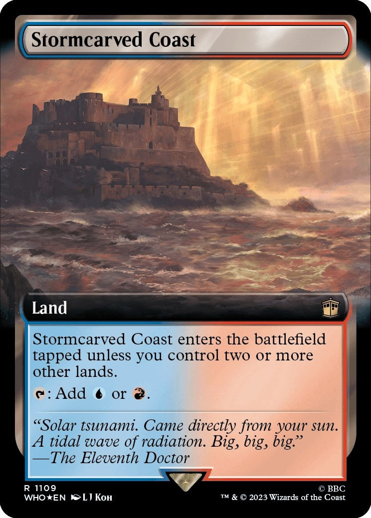 Image for Stormcarved Coast (Extended Art) (Surge Foil) (1109) - Magic: The Gathering