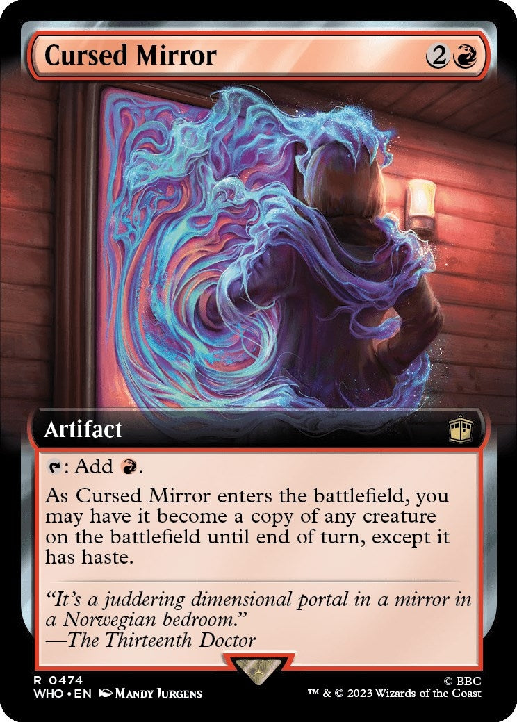 Image for Cursed Mirror (Extended Art) (474) - Magic: The Gathering