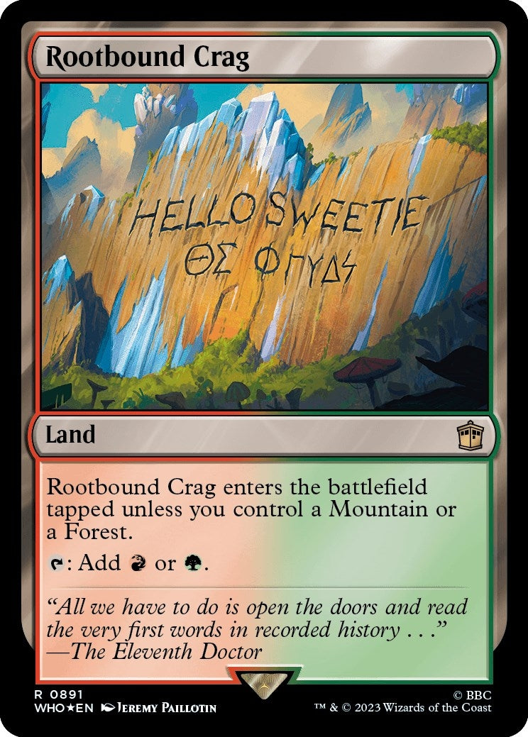 Image for Rootbound Crag (Surge Foil) (891) - Magic: The Gathering