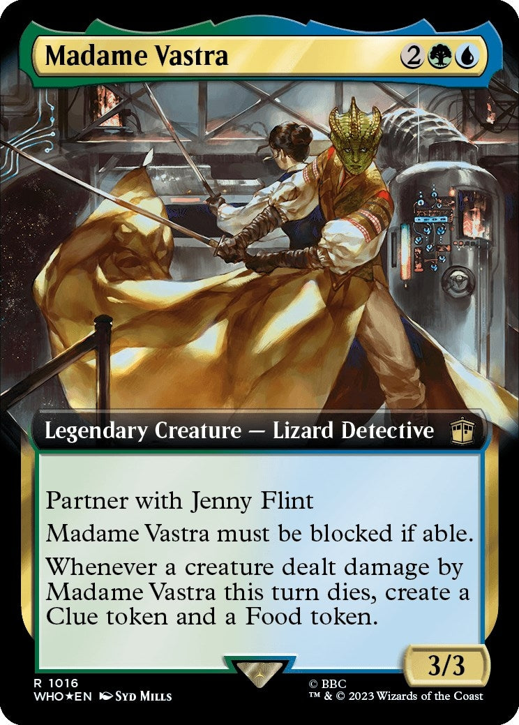 Image for Madame Vastra (Extended Art) (Surge Foil) (1016) - Magic: The Gathering