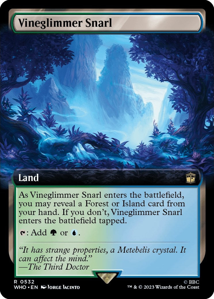 Image for Vineglimmer Snarl (Extended Art) (532) - Magic: The Gathering