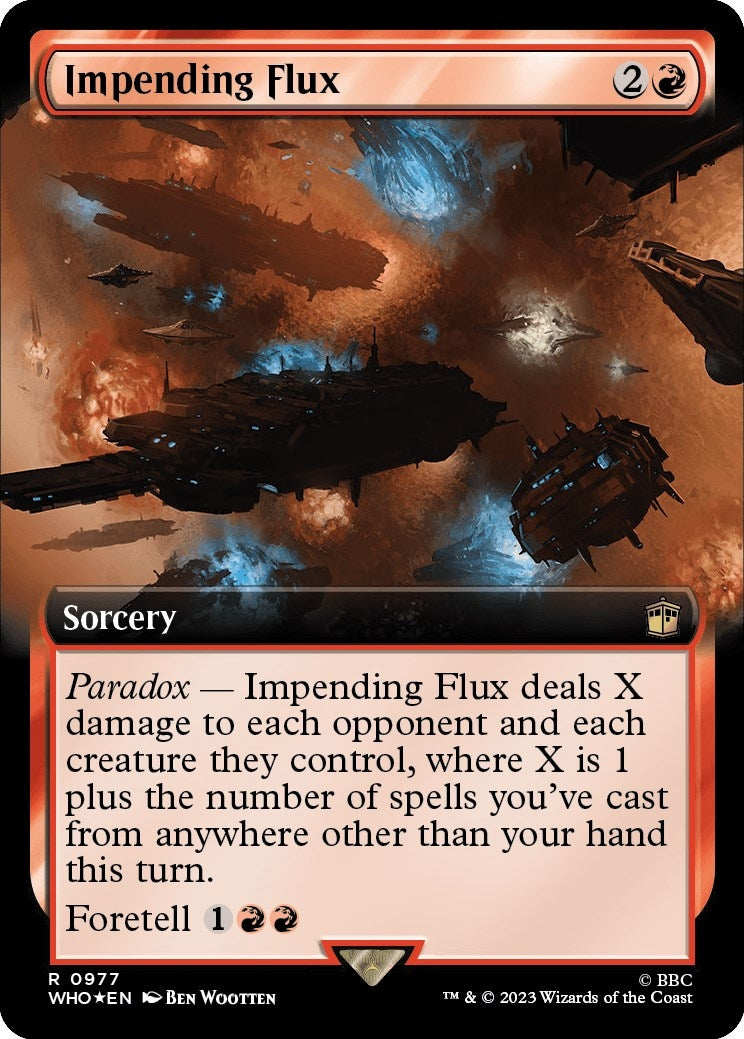 Image for Impending Flux (Extended Art) (Surge Foil) (977) - Magic: The Gathering