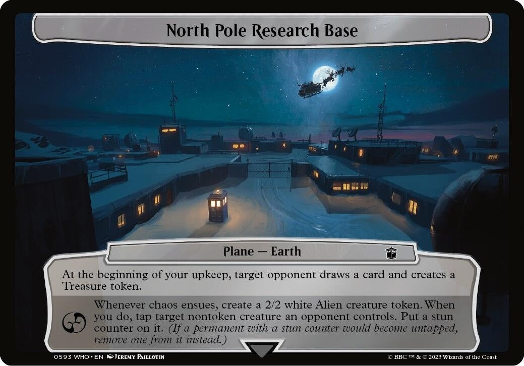 Image for North Pole Research Base (593) - Magic: The Gathering