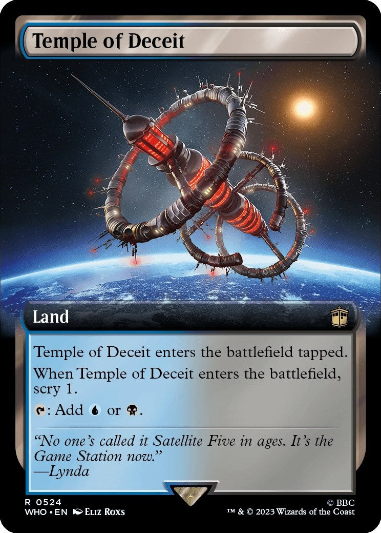 Image for Temple of Deceit (Extended Art) (524) - Magic: The Gathering
