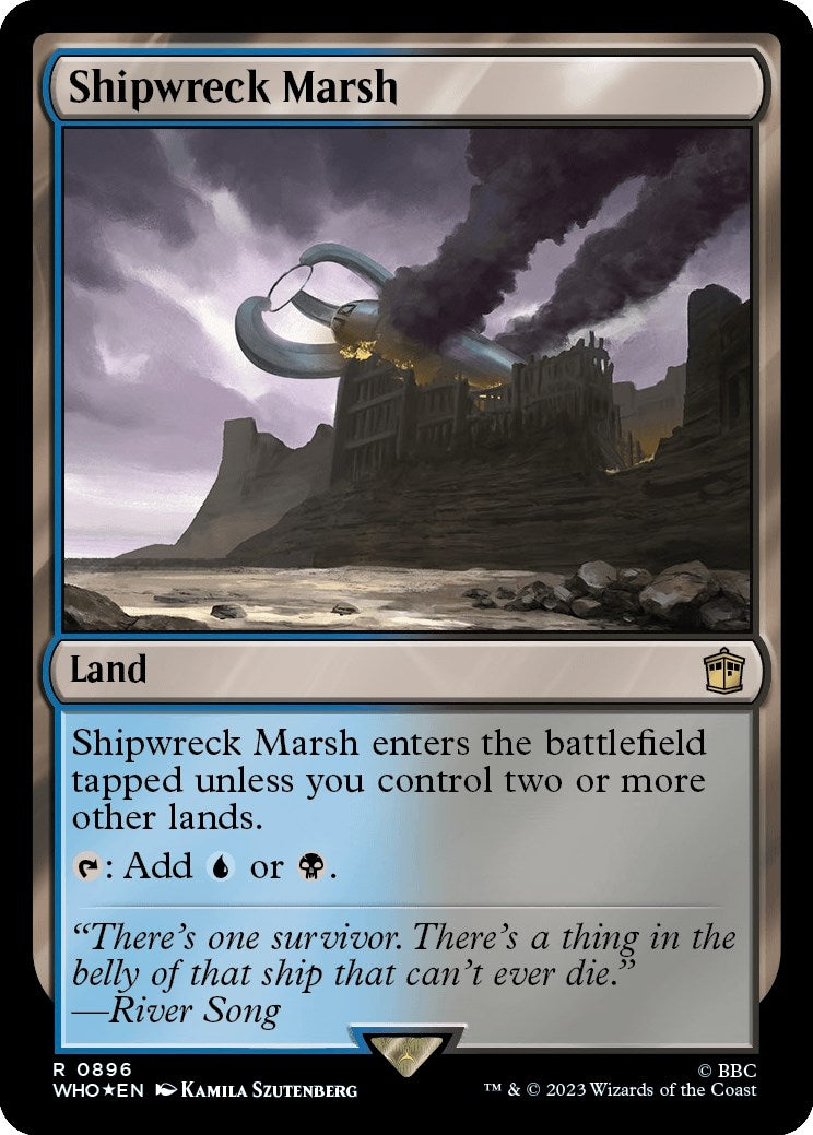 Image for Shipwreck Marsh (Surge Foil) (896) - Magic: The Gathering