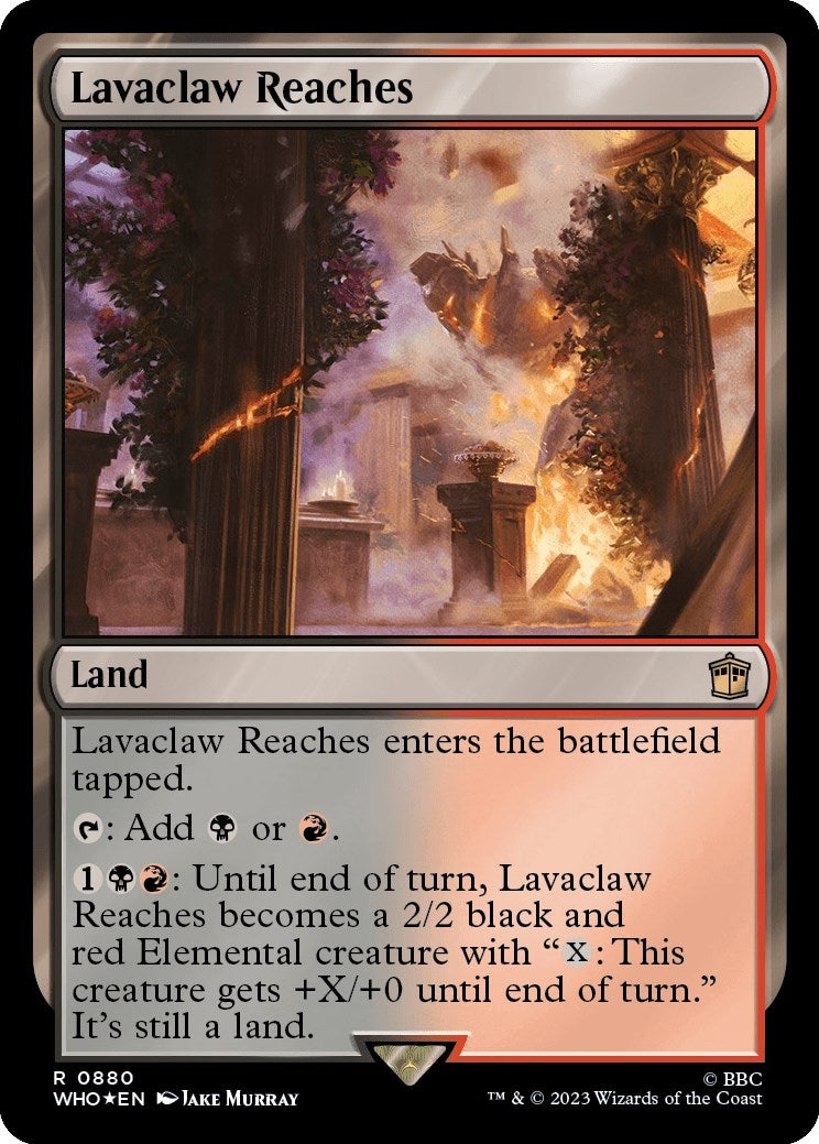 Image for Lavaclaw Reaches (Surge Foil) (880) - Magic: The Gathering