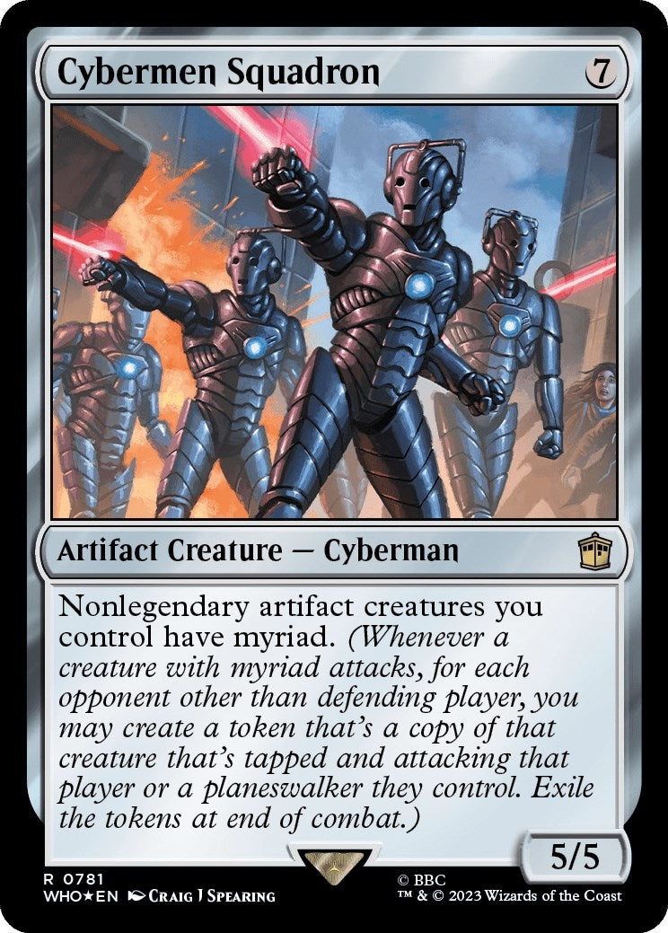 Image for Cybermen Squadron (Surge Foil) (781) - Magic: The Gathering