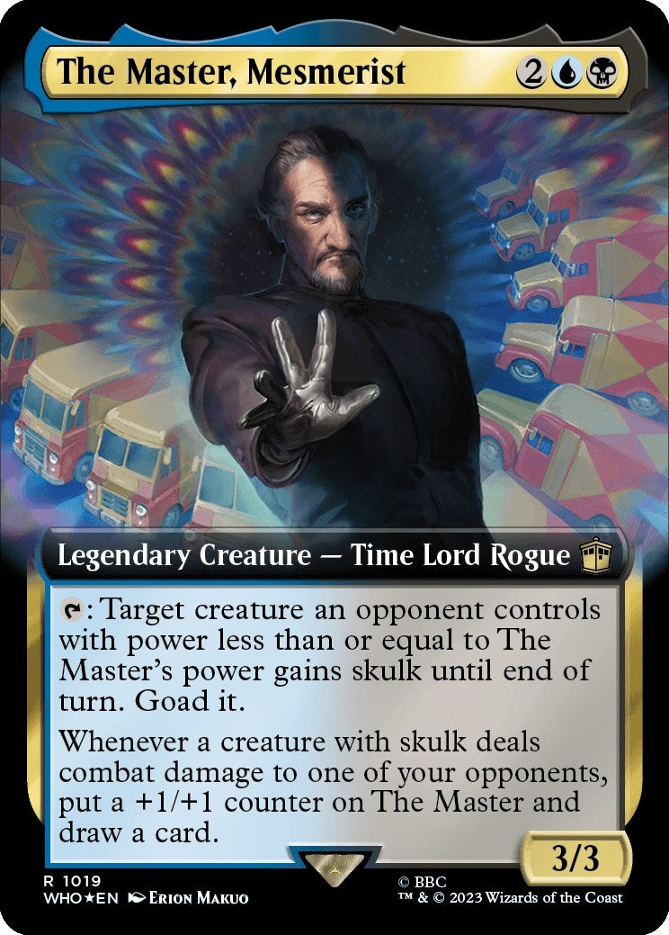Image for The Master, Mesmerist (Extended Art) (Surge Foil) (1019) - Magic: The Gathering