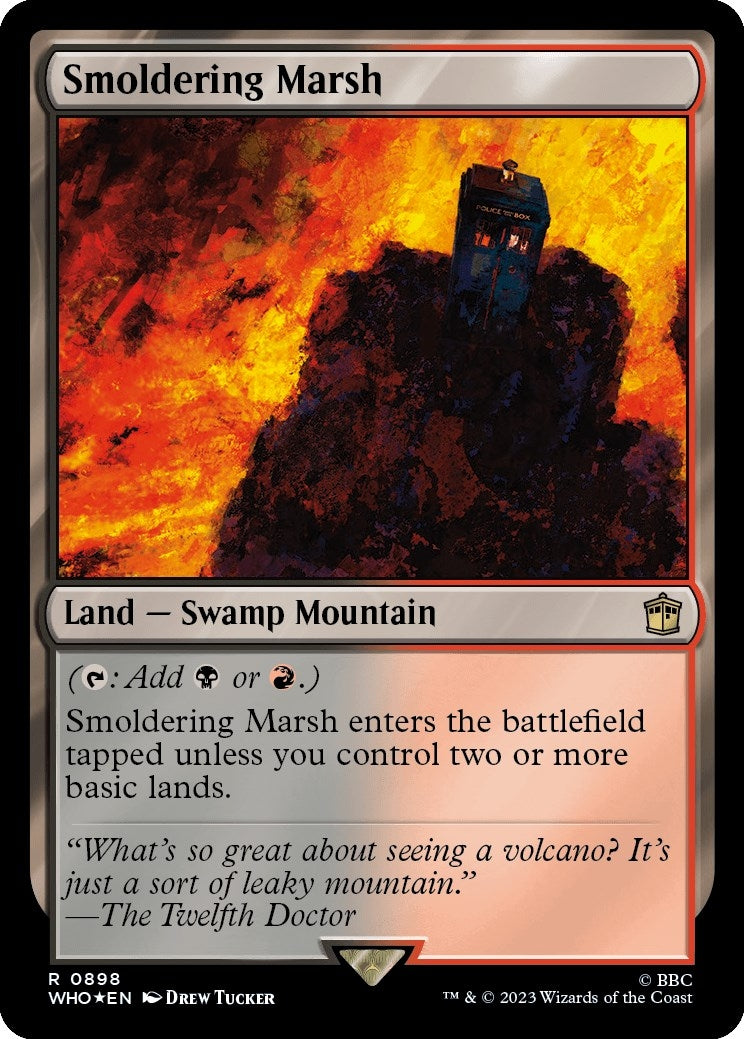 Image for Smoldering Marsh (Surge Foil) (898) - Magic: The Gathering