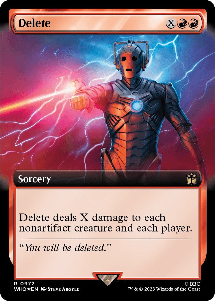 Image for Delete (Extended Art) (Surge Foil) (972) - Magic: The Gathering