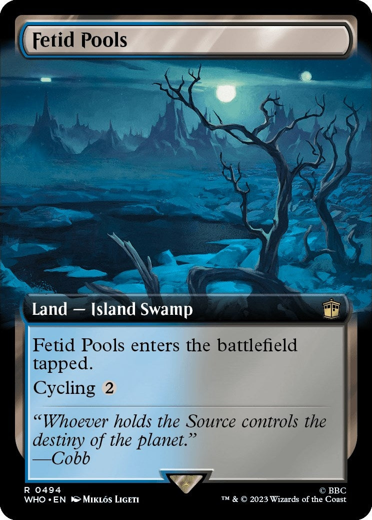 Image for Fetid Pools (Extended Art) (494) - Magic: The Gathering