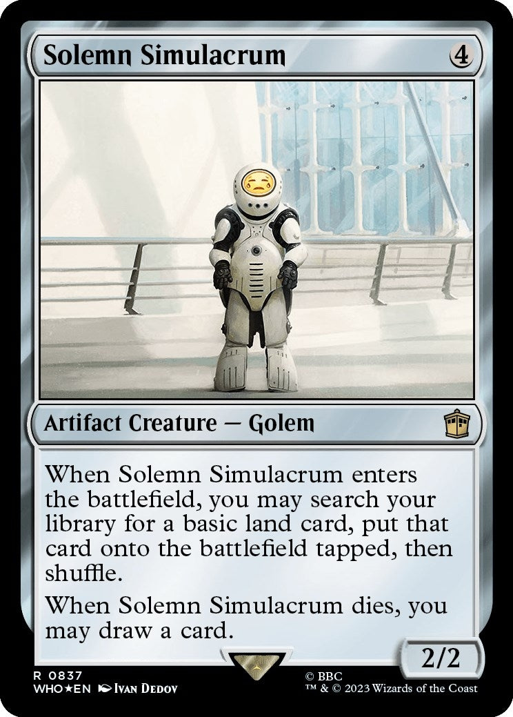 Image for Solemn Simulacrum (Surge Foil) (837) - Magic: The Gathering