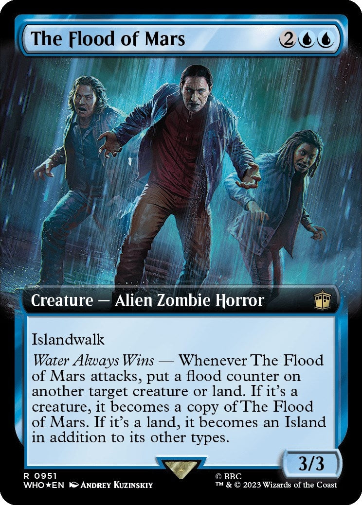 Image for The Flood of Mars (Extended Art) (Surge Foil) (951) - Magic: The Gathering
