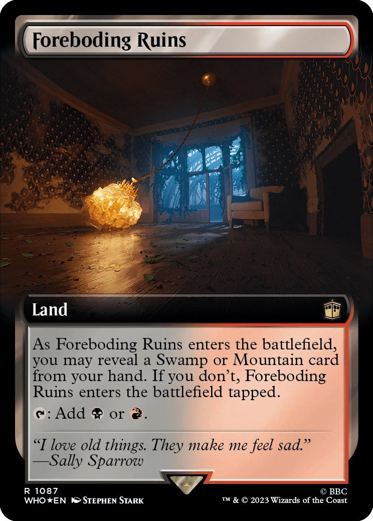 Image for Foreboding Ruins (Extended Art) (Surge Foil) (1087) - Magic: The Gathering