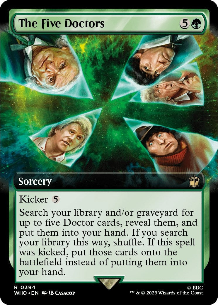 Image for The Five Doctors (Extended Art) (394) - Magic: The Gathering