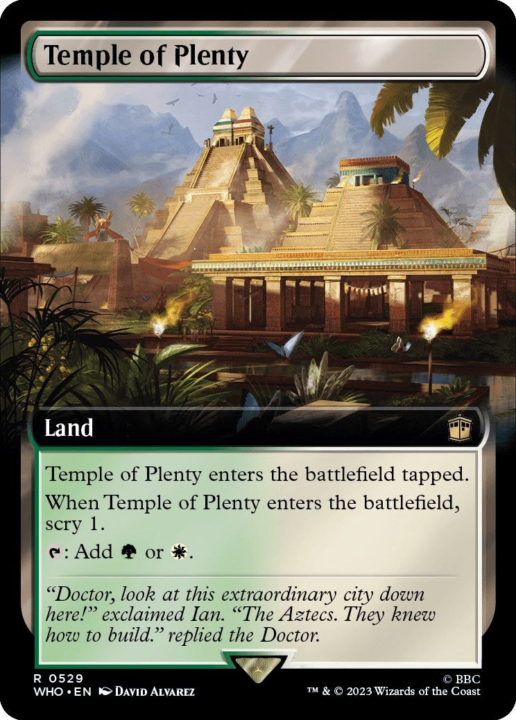 Image for Temple of Plenty (Extended Art) (529) - Magic: The Gathering