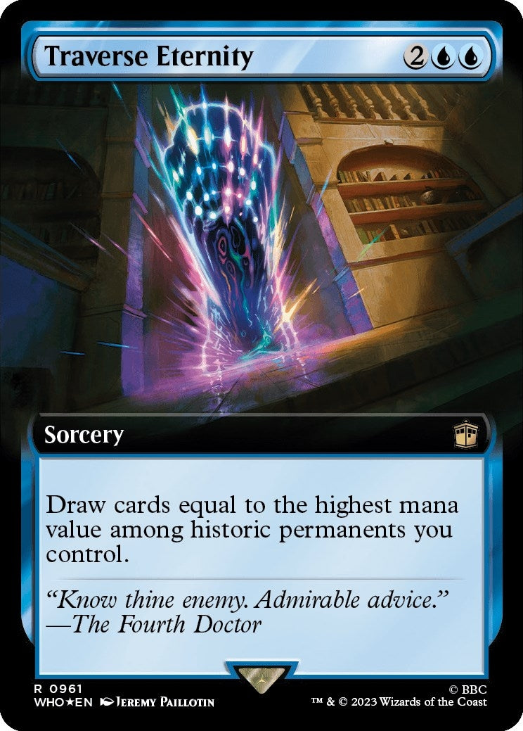 Image for Traverse Eternity (Extended Art) (Surge Foil) (961) - Magic: The Gathering