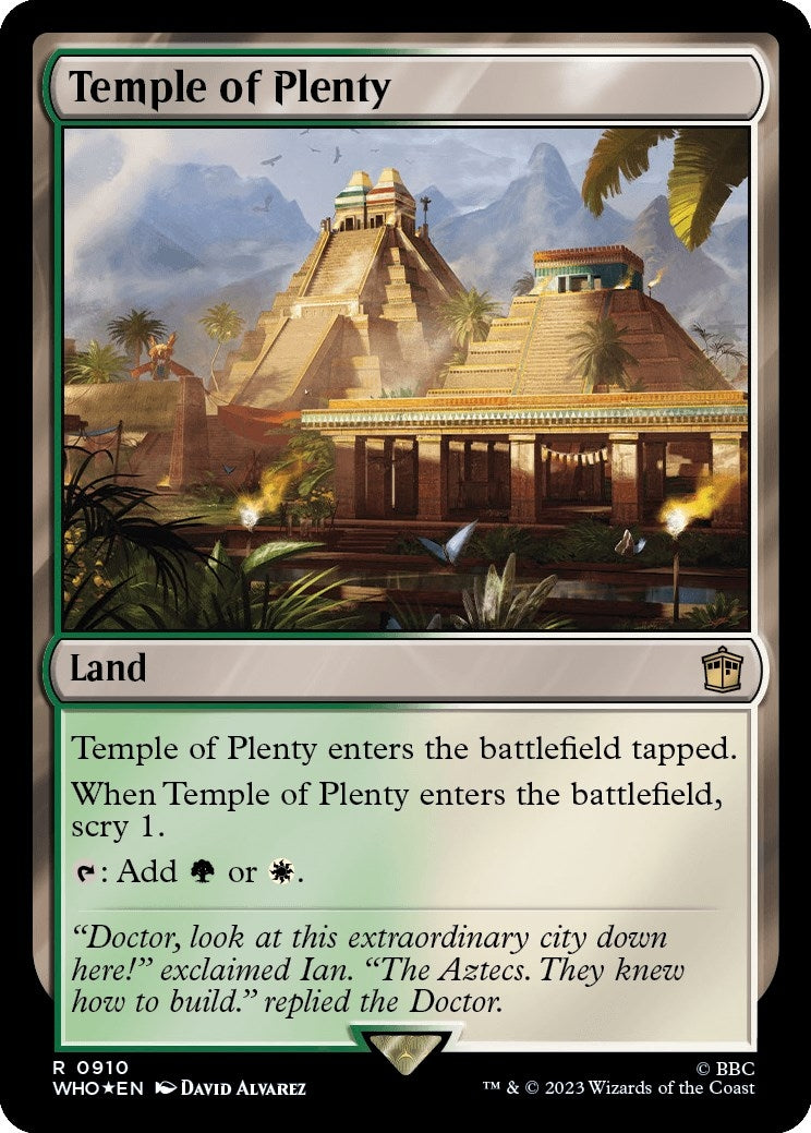 Image for Temple of Plenty (Surge Foil) (910) - Magic: The Gathering