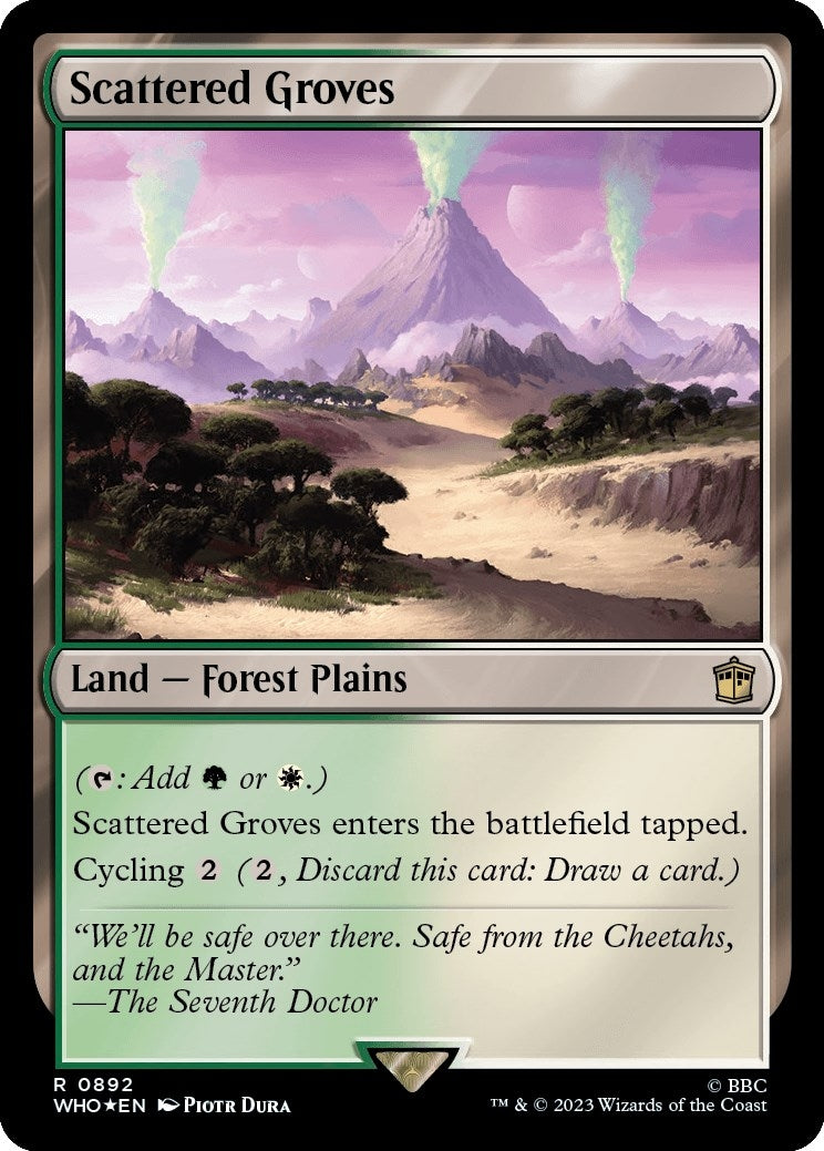 Image for Scattered Groves (Surge Foil) (892) - Magic: The Gathering