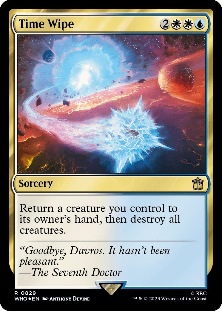 Image for Time Wipe (Surge Foil) (829) - Magic: The Gathering