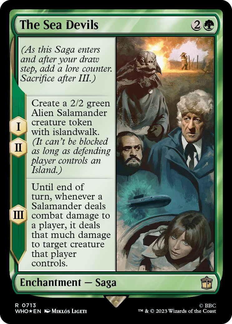 Image for The Sea Devils (Surge Foil) (713) - Magic: The Gathering